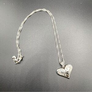 Brighton Alcazar Glam Heart Pendant Necklace EUC